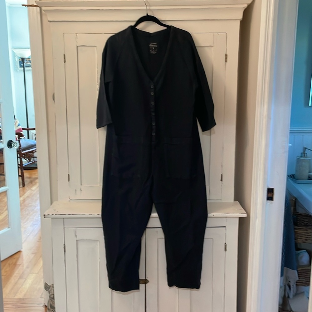 Black loose jumpsuit